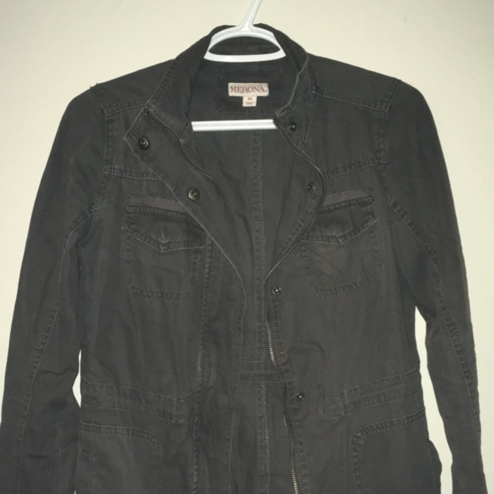 Gray army jacket